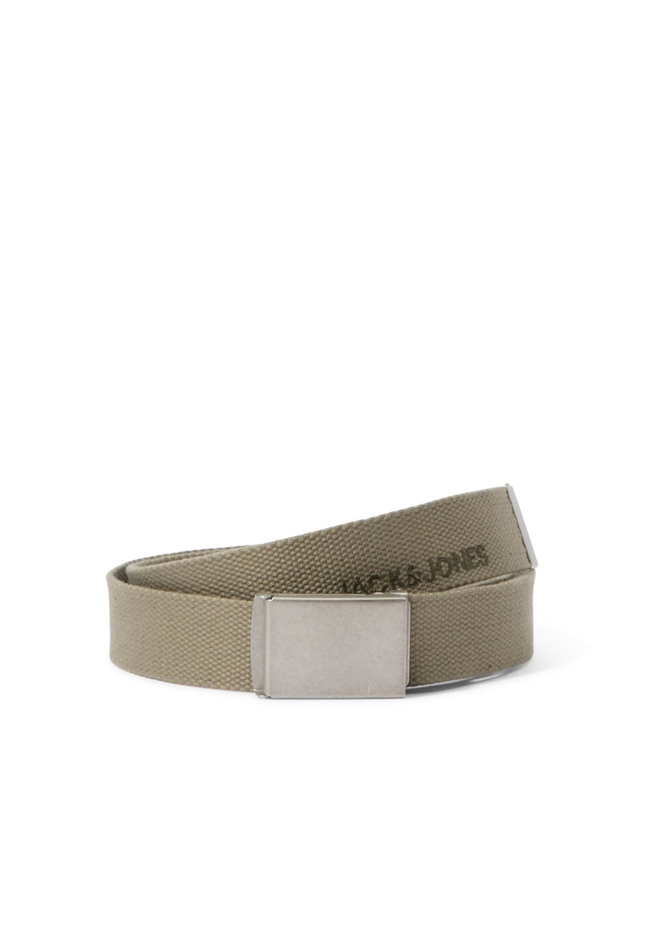 Ceinture 'JACLONDON' JACK & JONES en vert : devant