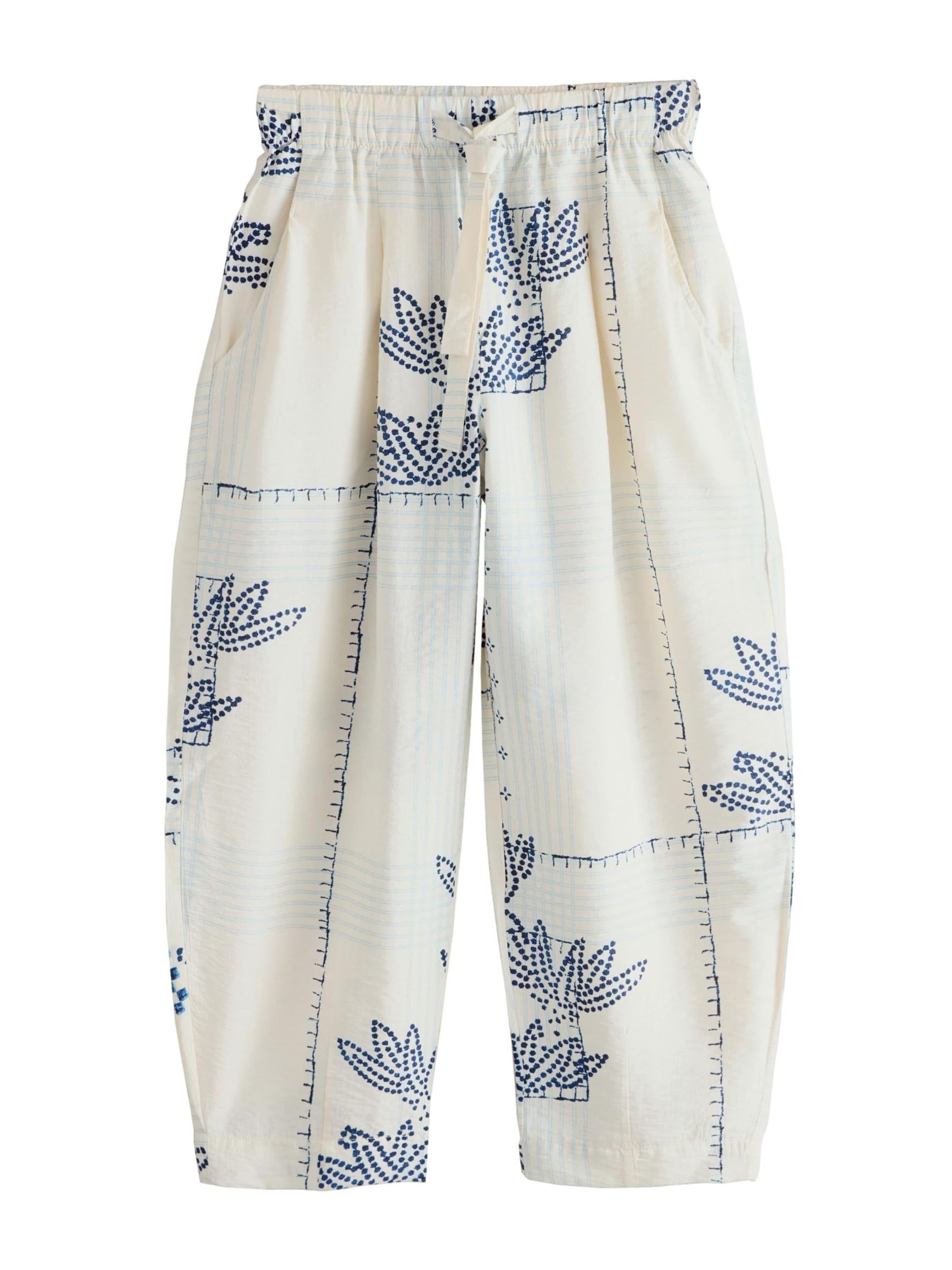Next Pleat-front trousers in 36/Petite in Ecru / Navy, Item view