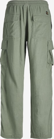 Wide Leg Pantalon 'BILL NATE' Jack & Jones Junior en vert
