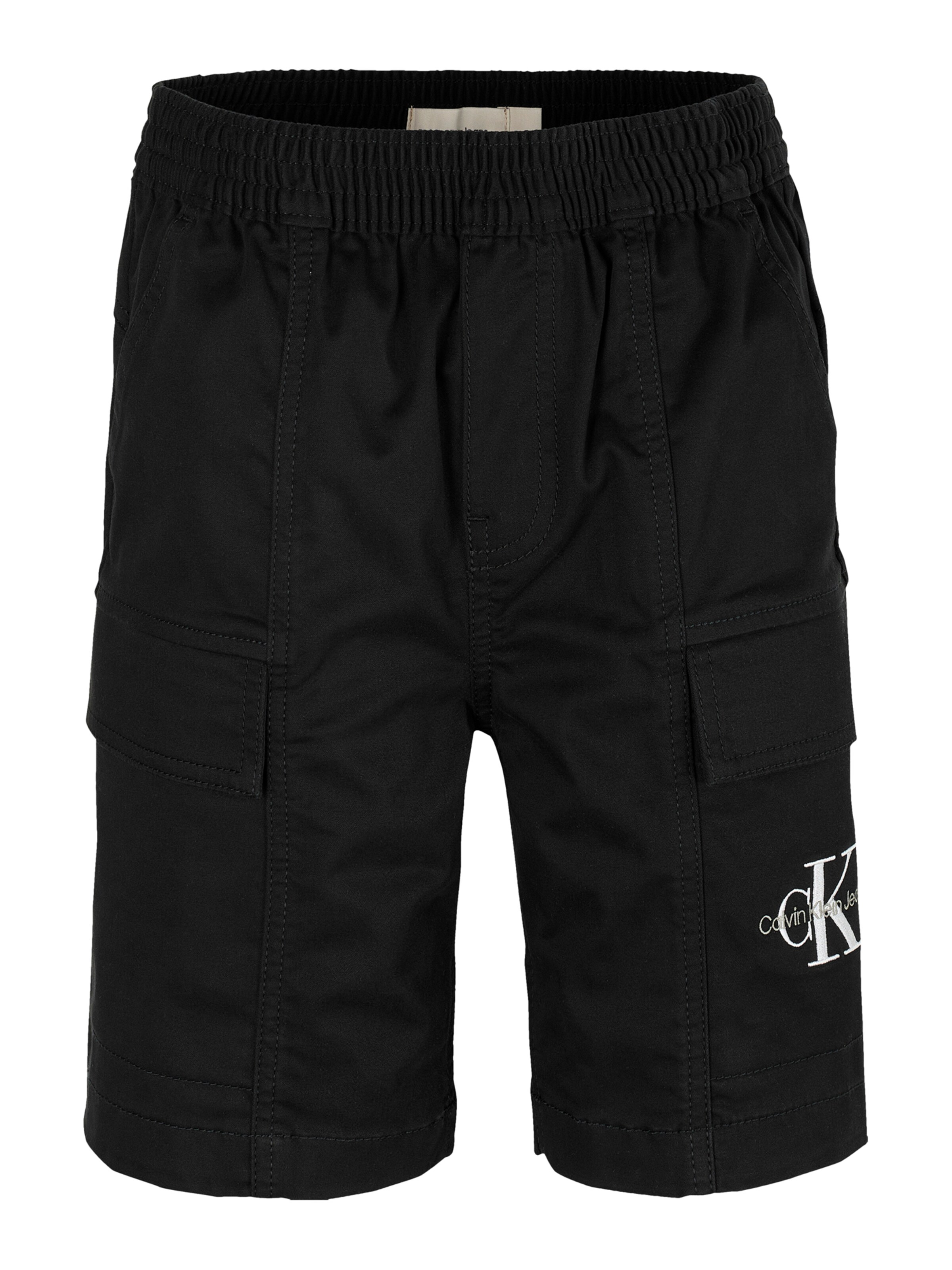 regular Pantaloni 'ESSENTIAL' di Calvin Klein Jeans in nero: frontale