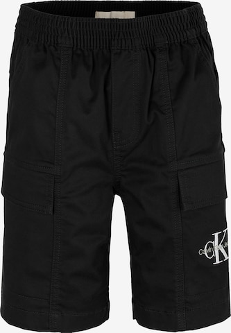Calvin Klein Jeans Hlače 'ESSENTIAL' | črna barva: sprednja stran