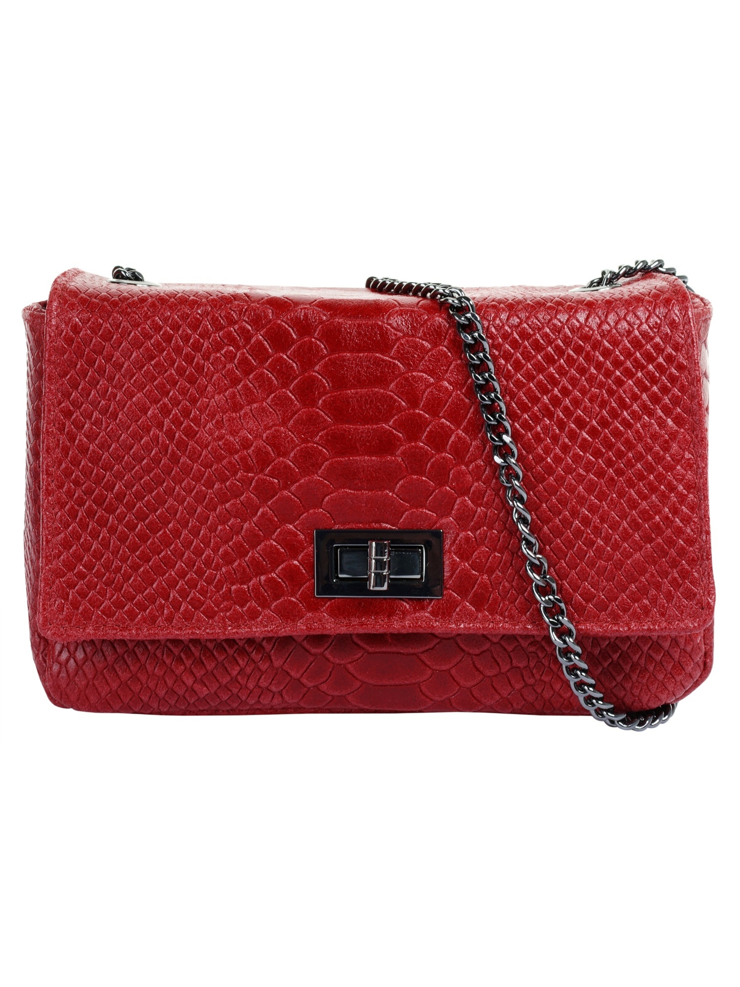 Sac à bandoulière Cluty en rouge : devant