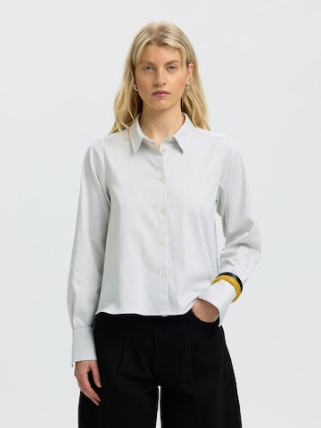 SELECTED - Blusa 'SLWROMIE' em amarelo: frente