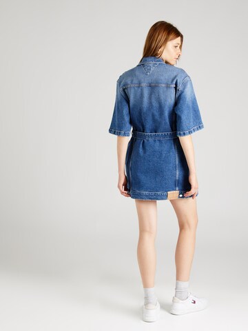 Tommy Jeans - Vestido camisero en azul