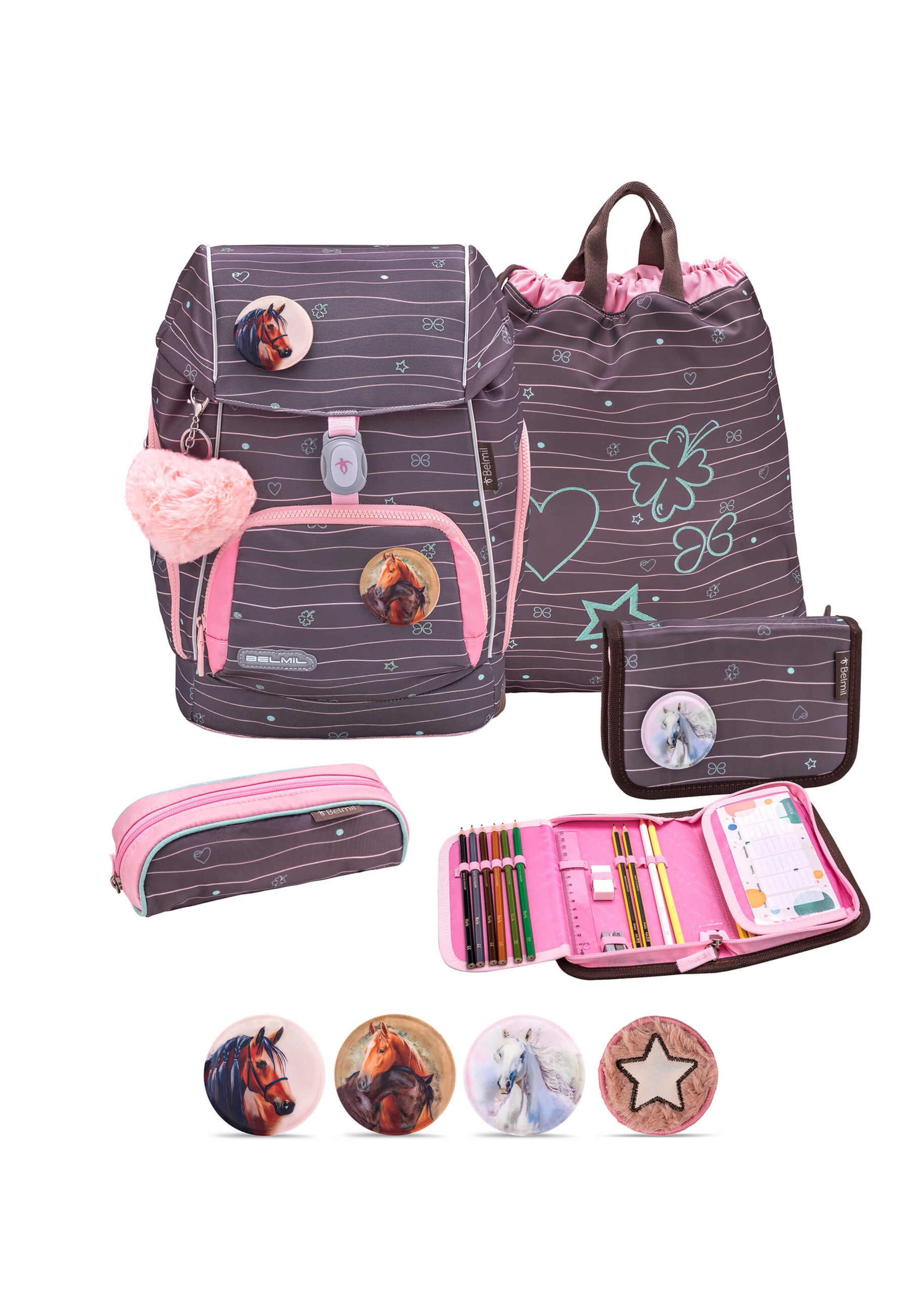 Belmil Backpack in Brown: front