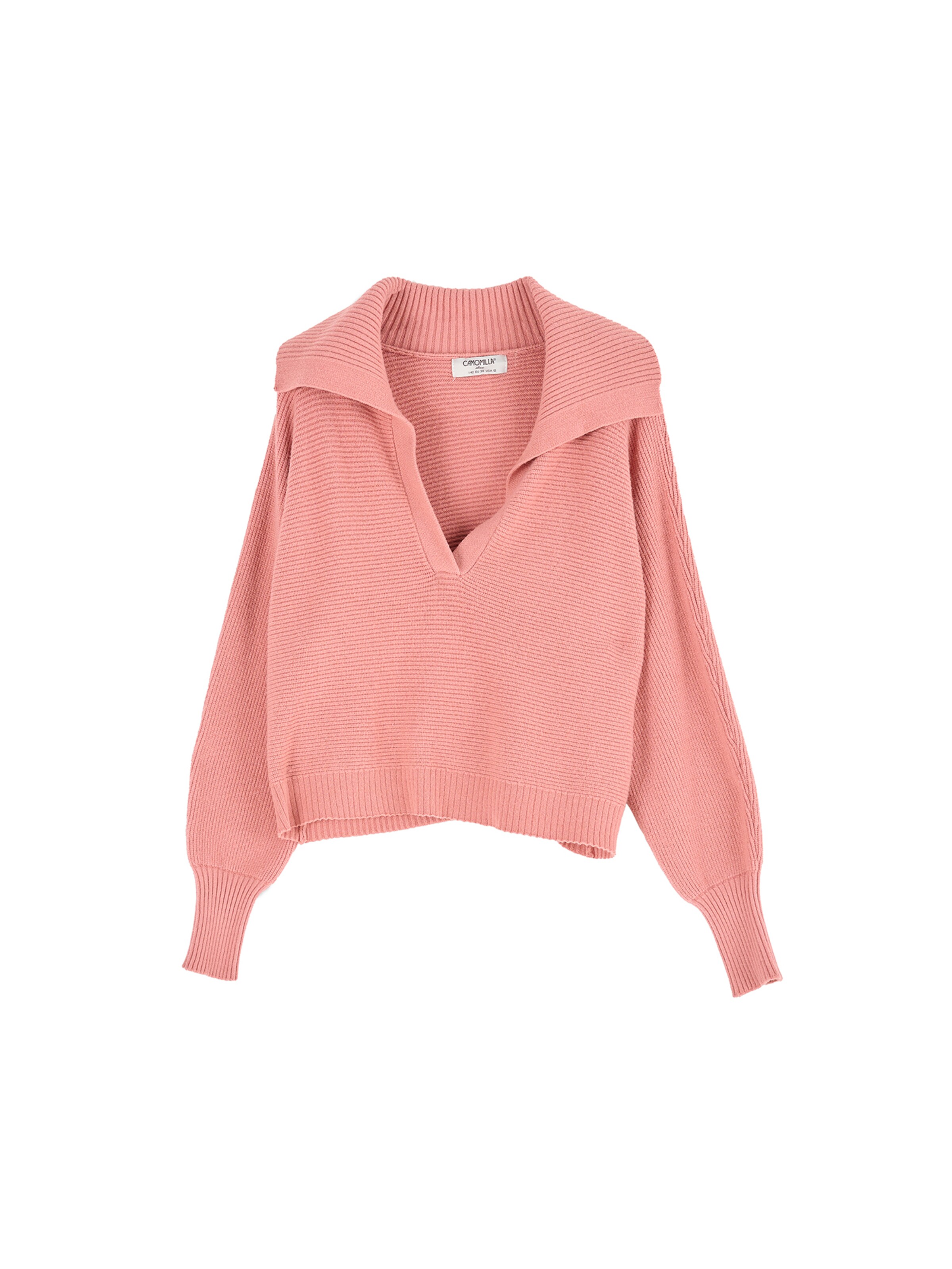 Pullover extra large di Camomilla Italia in rosa: frontale