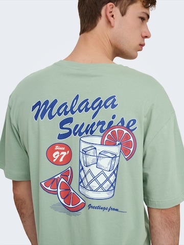 Only & Sons - Camiseta 'ONSPOPSICELLO' en verde