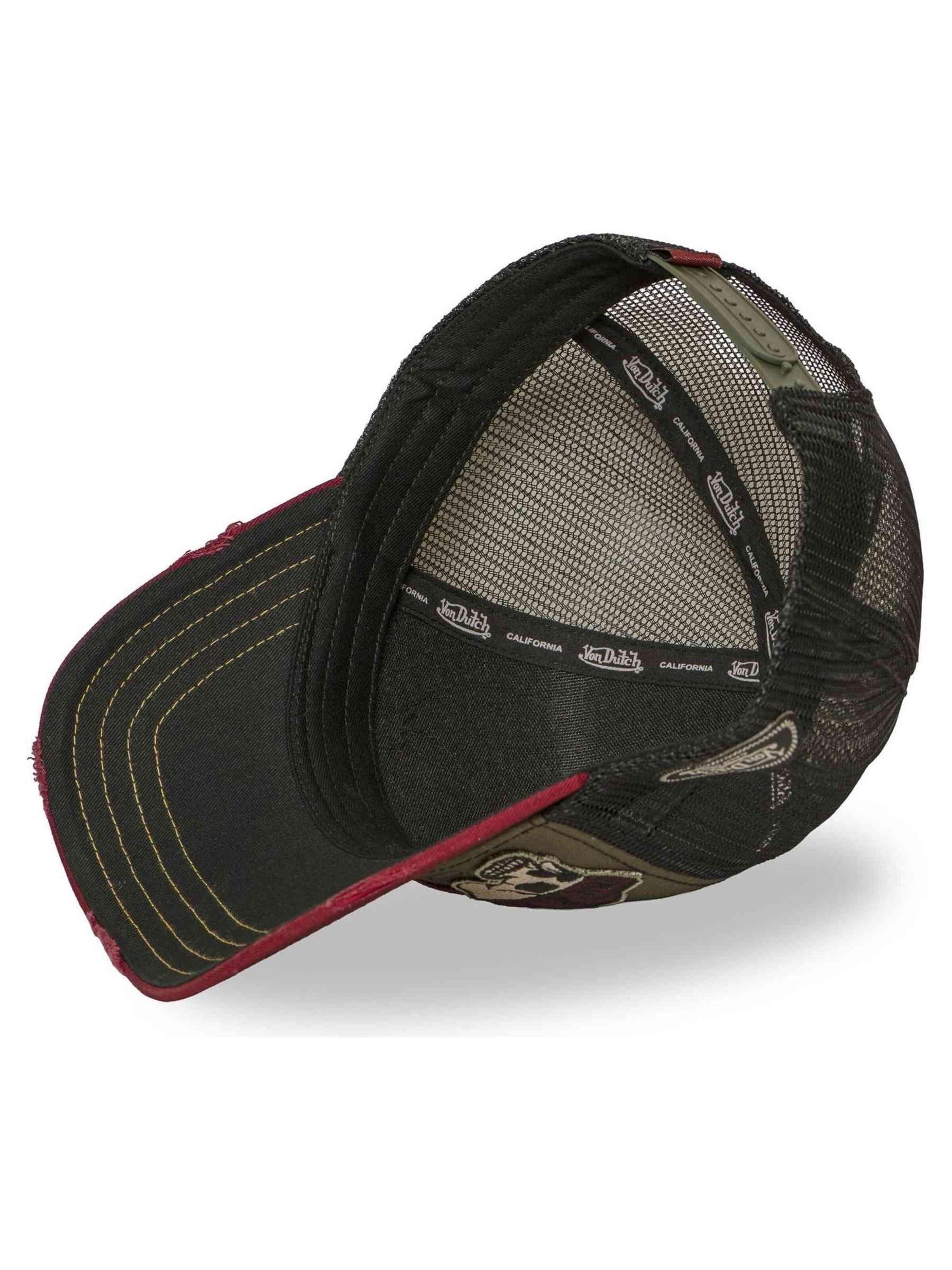 Von Dutch - Gorra 'Gorra von dutch verde patches 17 distressed trucker cap' en verde