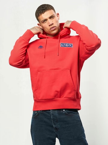 KAPPA Sweatshirt 'KUAuthentic Origin' i rød