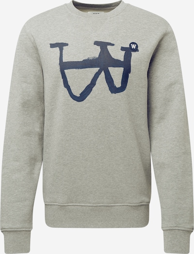 WOOD WOOD Sweatshirt 'Tye' in dunkelblau / grau, Produktansicht