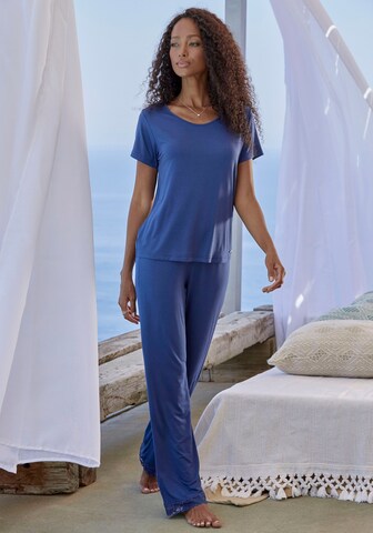 Pyjama LASCANA en bleu