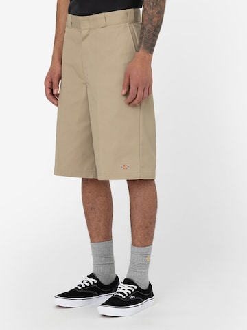 DICKIES Regular Pressveckad byxa i beige