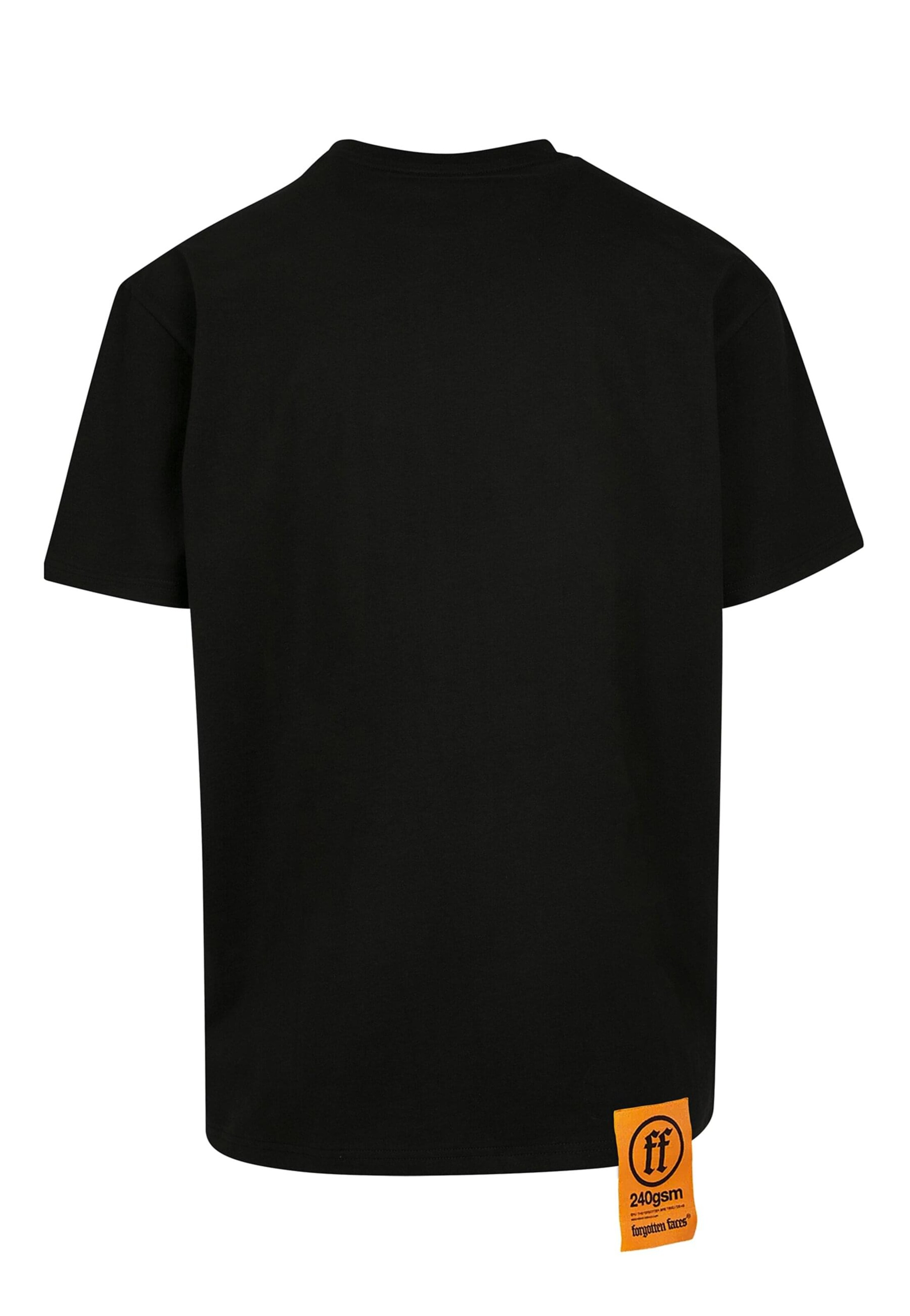 T-Shirt 'Engraved' Forgotten Faces en noir