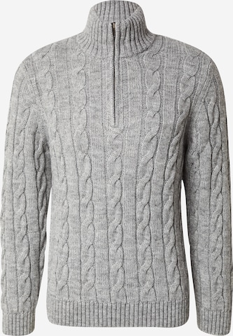 pilka Superdry Megztinis 'JACOB': priekis