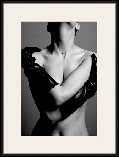 Liv Corday Bild 'Nude Elegant' in grau / schwarz / wollweiß, Produktansicht