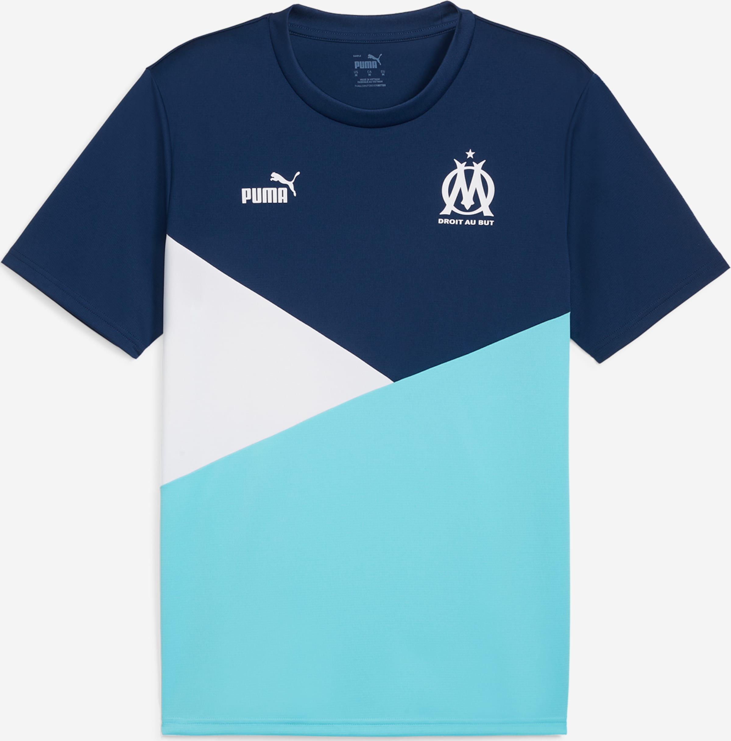 PUMA Performance shirt Olympique de Marseille in Marine Blue Light Blue ABOUT YOU