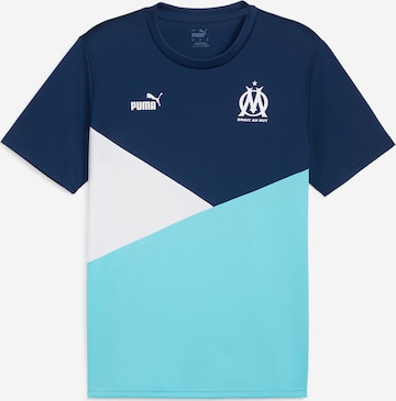 PUMA Λειτουργικό μπλουζάκι 'Olympique de Marseille' σε μπλε: μπροστά