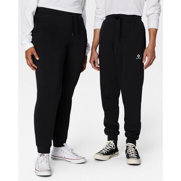 CONVERSE Tapered Hose 'Go-To' in Schwarz: Vorderseite