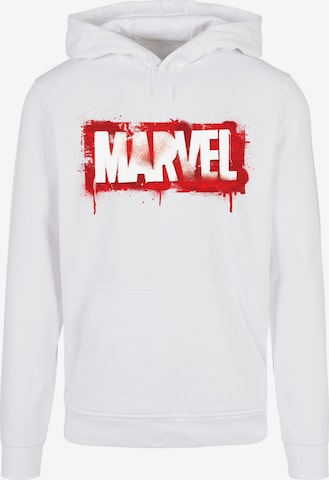 F4NT4STIC Sweatshirt 'Marvel' in Wit: voorkant