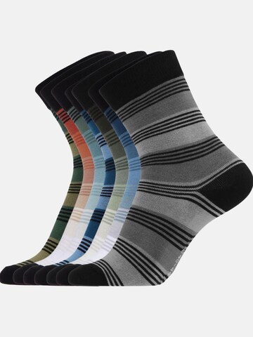 Copenhagen Bamboo Sokken '7 pak bambus strømper i mix farve' in Gemengde kleuren: voorkant
