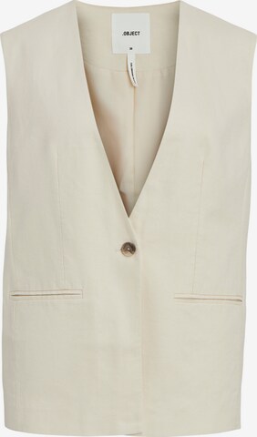OBJECT Kostymväst 'Fippi' i beige: framsida
