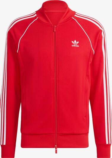 ADIDAS ORIGINALS Sudadera con cremallera 'Adicolor Classics Sst' en rojo / blanco, Vista del producto