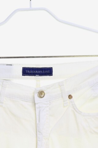 Trussardi Jeans Hose S in Weiß