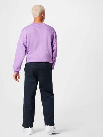 WEEKDAY Loose fit Chino trousers 'Ross' in Blue