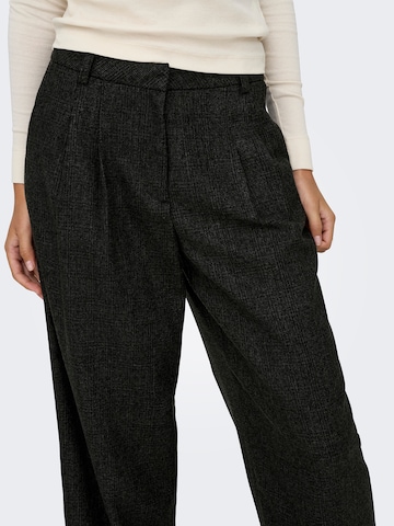 JDY Wide leg Bandplooibroek 'JDYCHARLY' in Zwart