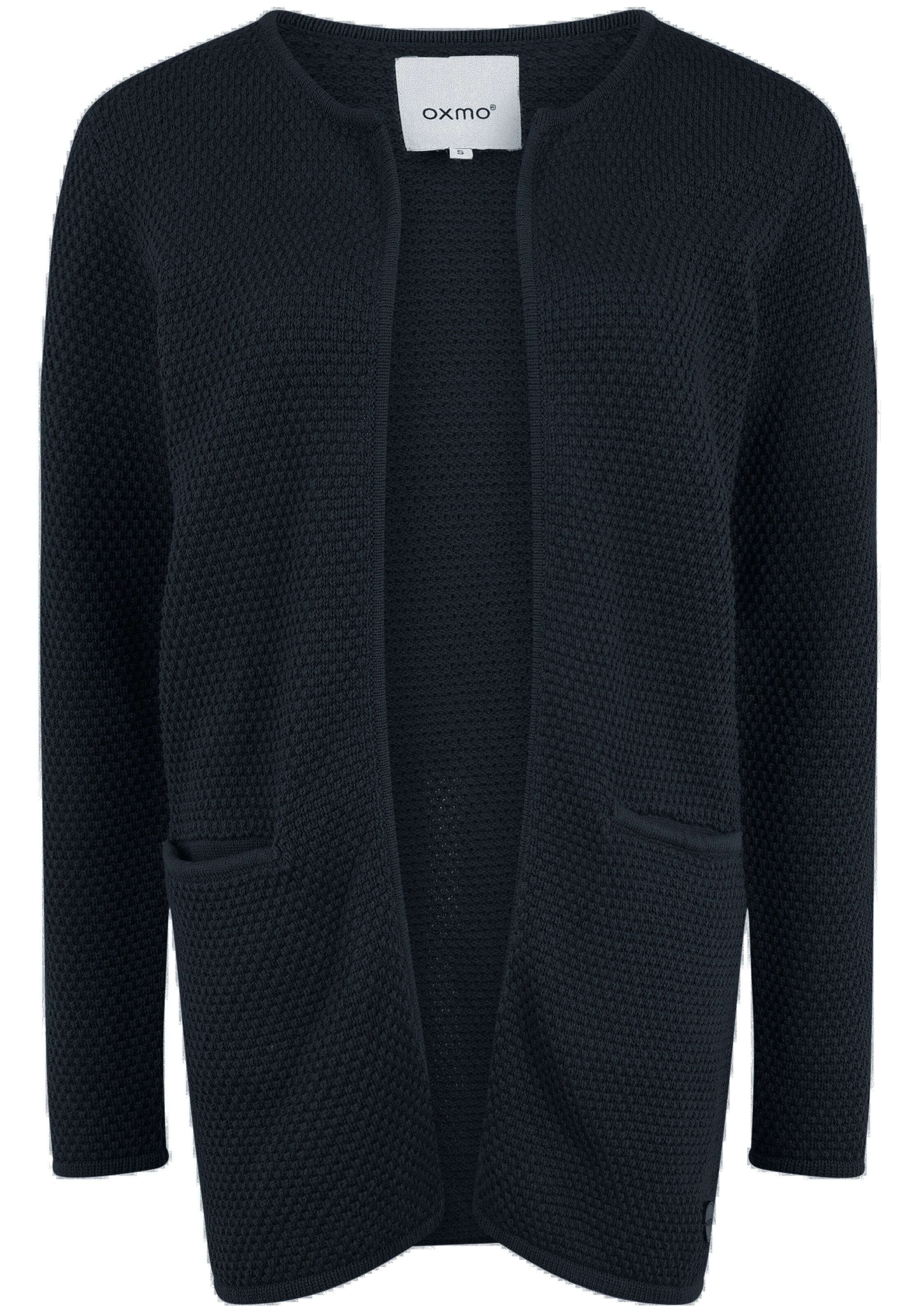 Giacchetta 'OXHilda' di Oxmo in nero: frontale