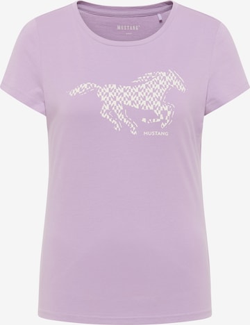 MUSTANG Shirt in Purple: front