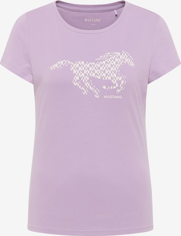 MUSTANG Shirt in Lila: predná strana