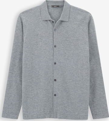 Boggi Milano Regular fit Overhemd in Grijs: voorkant