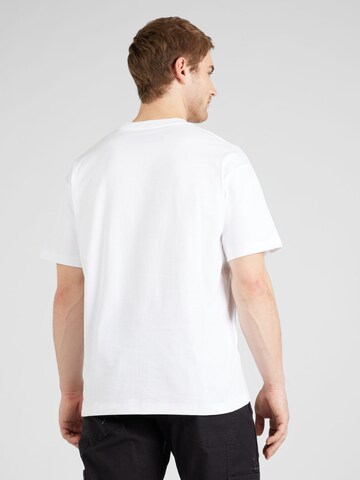 Carhartt WIP T-Shirt 'Deadkebab Knock Knock' in Weiß