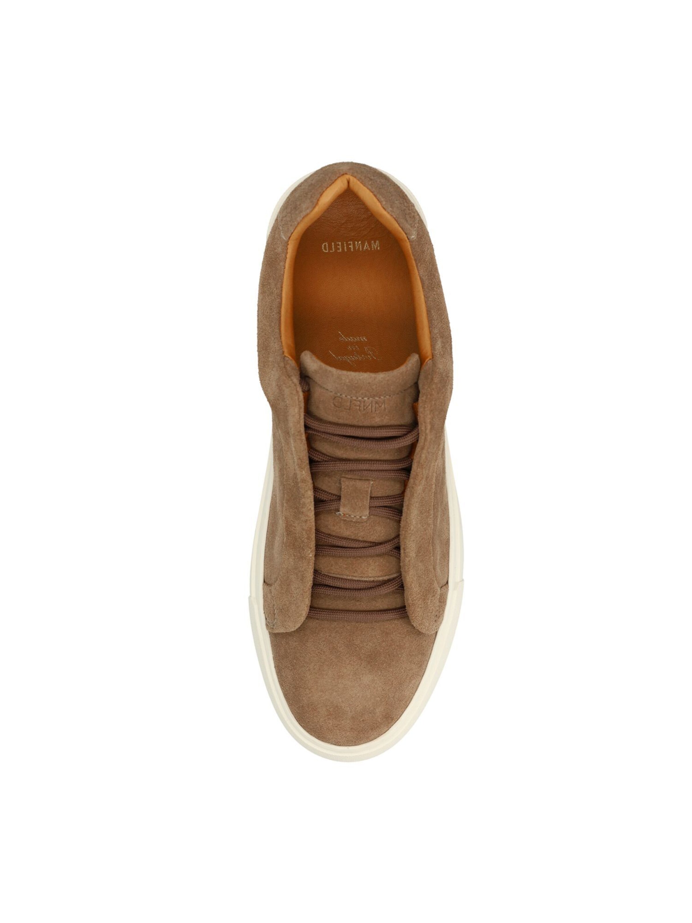 Baskets basses MANFIELD en marron