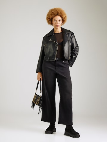 Wide Leg Jean 'CARSnow' ONLY Carmakoma en noir