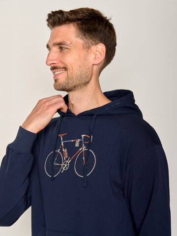 GREENBOMB Sweatshirt 'Bike Jack Simple' in Blauw