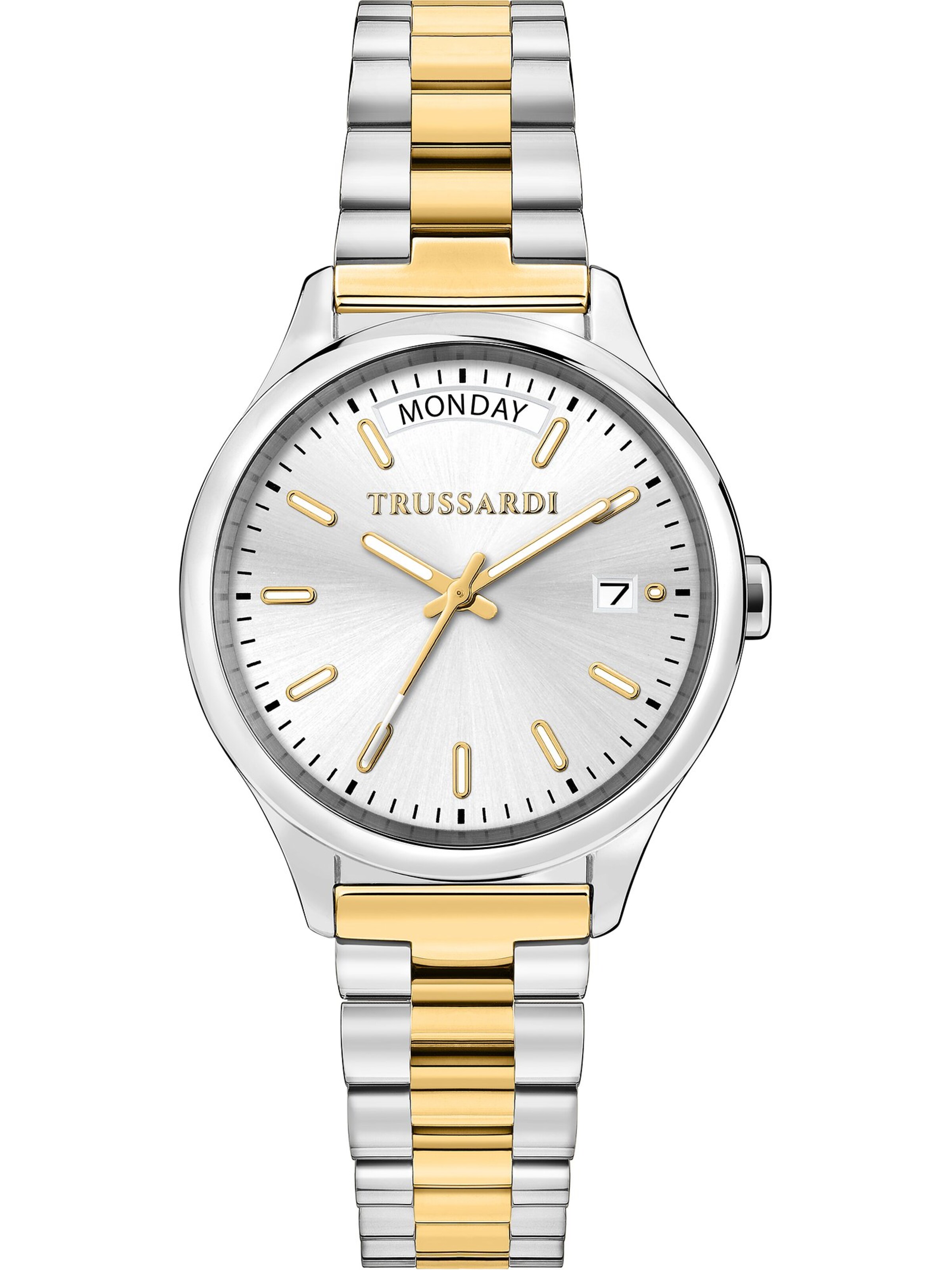 Trussardi Uhr in Silber: Vorderseite