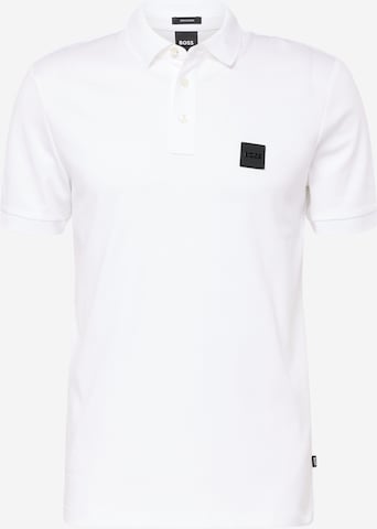 T-Shirt 'Parlay' BOSS Black en blanc : devant