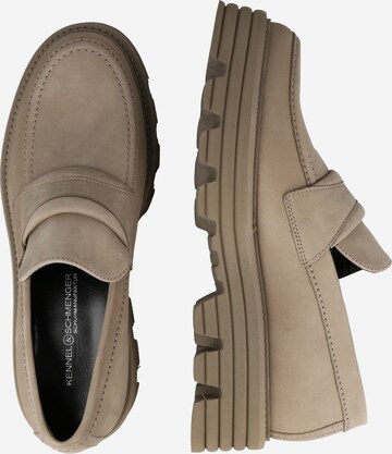 Kennel & Schmenger Slip-ons 'PUSH' in Beige