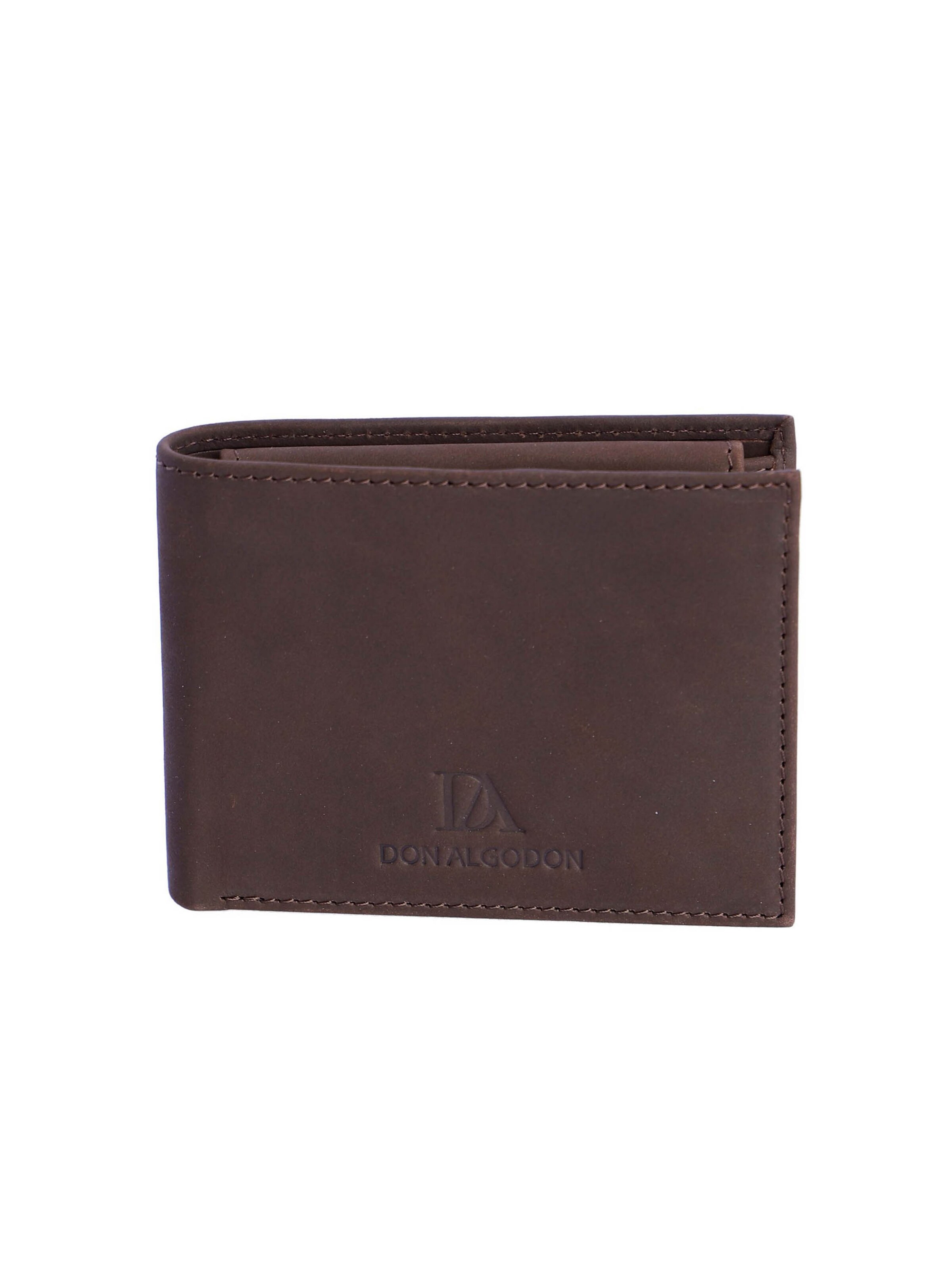 Don Algodon - Cartera 'Cartera para hombre Jose de piel con protección RFID' en marrón: frente