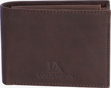 Don Algodon - Cartera 'Cartera para hombre Jose de piel con protección RFID' en marrón: frente