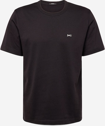 T-Shirt 'AMERICANA' DENHAM en noir : devant