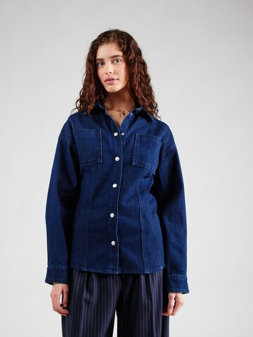 VILA Between-season jacket in Blue: front