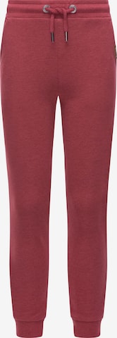 Ragwear Tapered Pants 'Marky' in Red: front