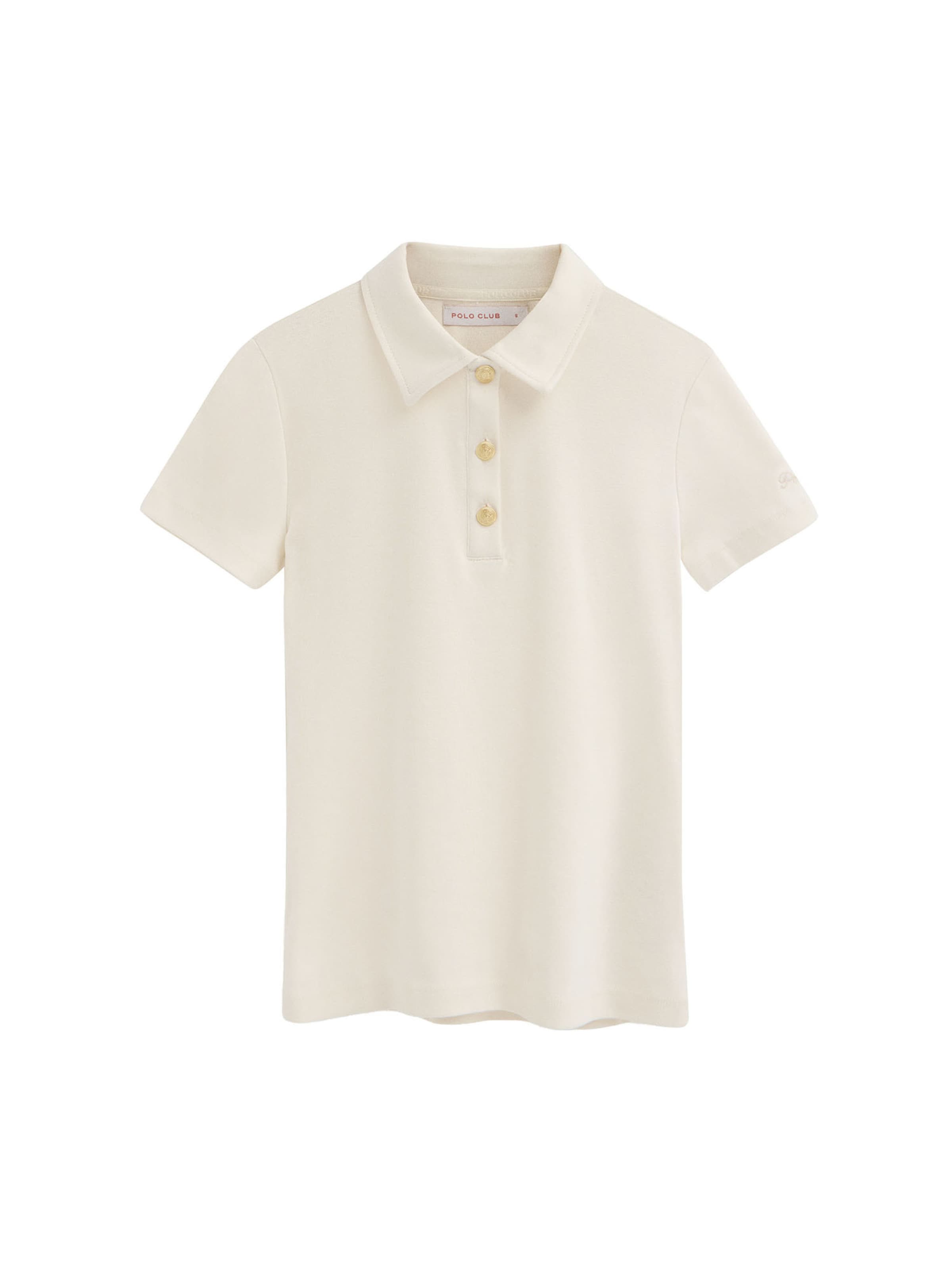Polo Club Poloshirt 'Nautic Paradis' in Beige: Vorderseite