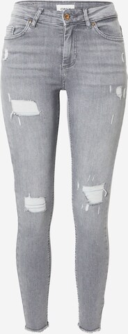 ONLY Skinny Jeans 'BLUSH' in Grau: predná strana