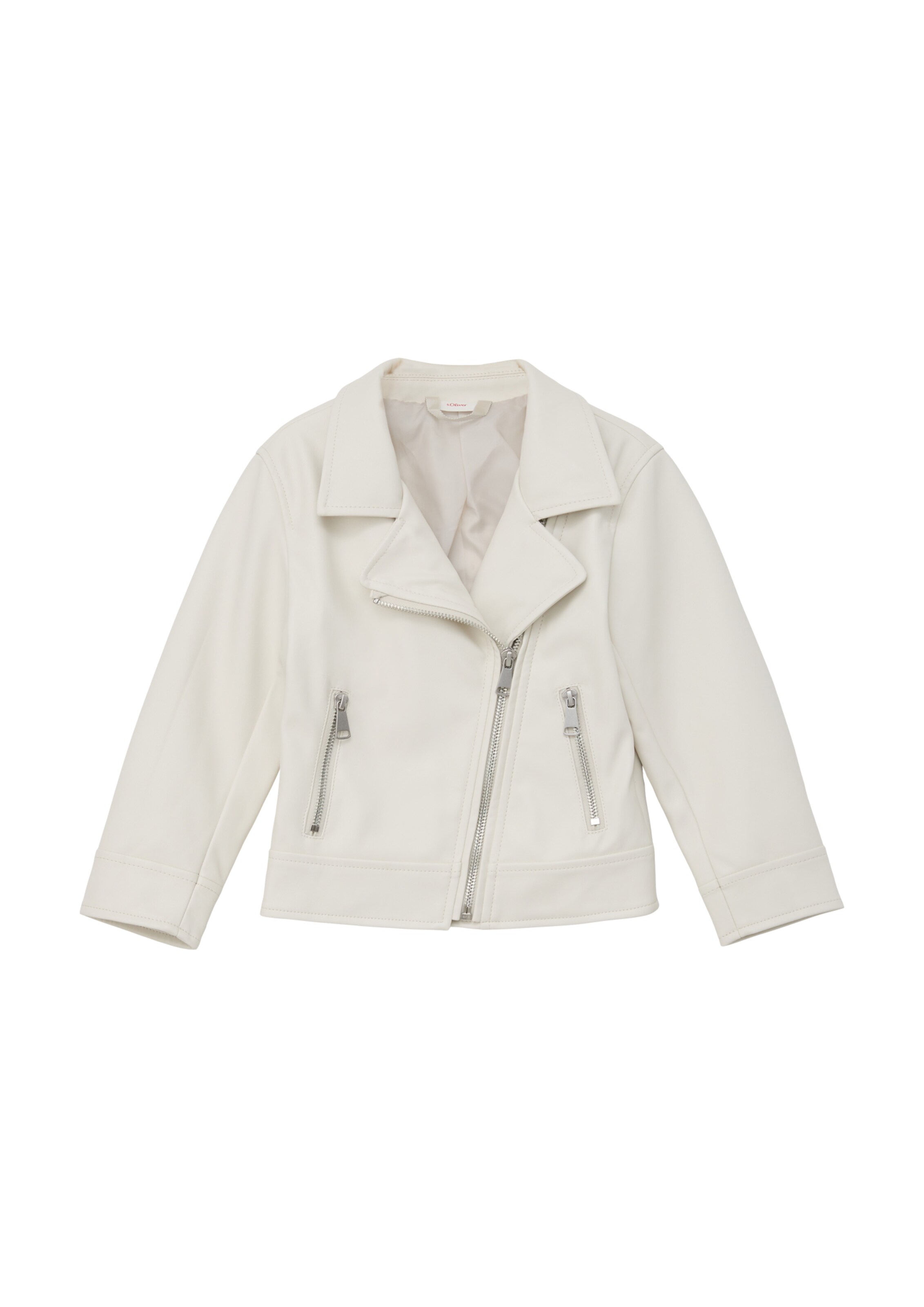 s.Oliver Übergangsjacke in Weiß: Vorderseite