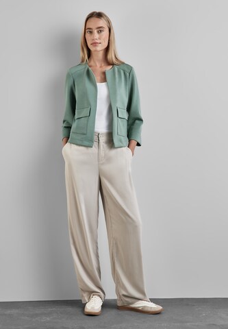 STREET ONE Knit cardigan in Green