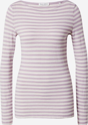 T-shirt Marc O'Polo en violet : devant